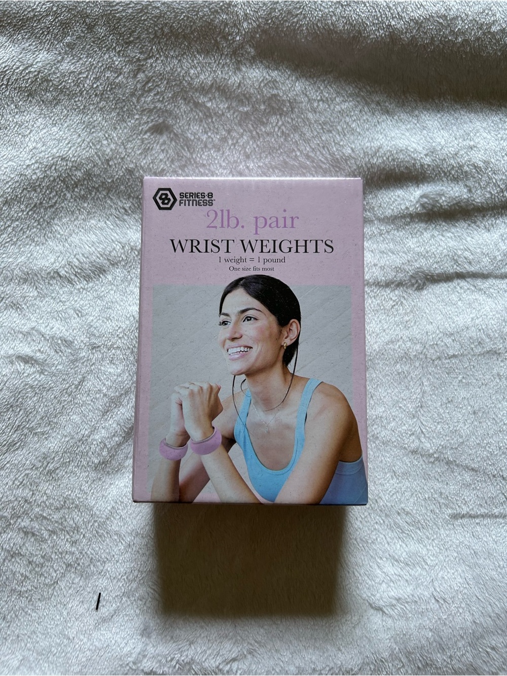 Series-8 Fitness 2 lb Pair Wrist Weights - Pink